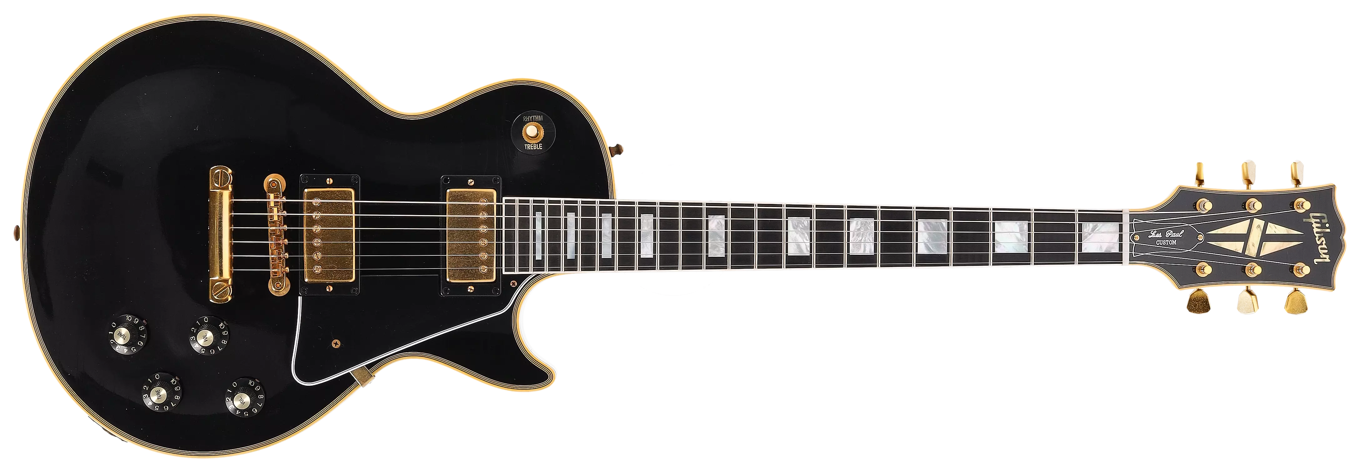 Gibson 1968 Les Paul Custom Reissue Ultra Light Aged Ebony Murphy Lab #6 1