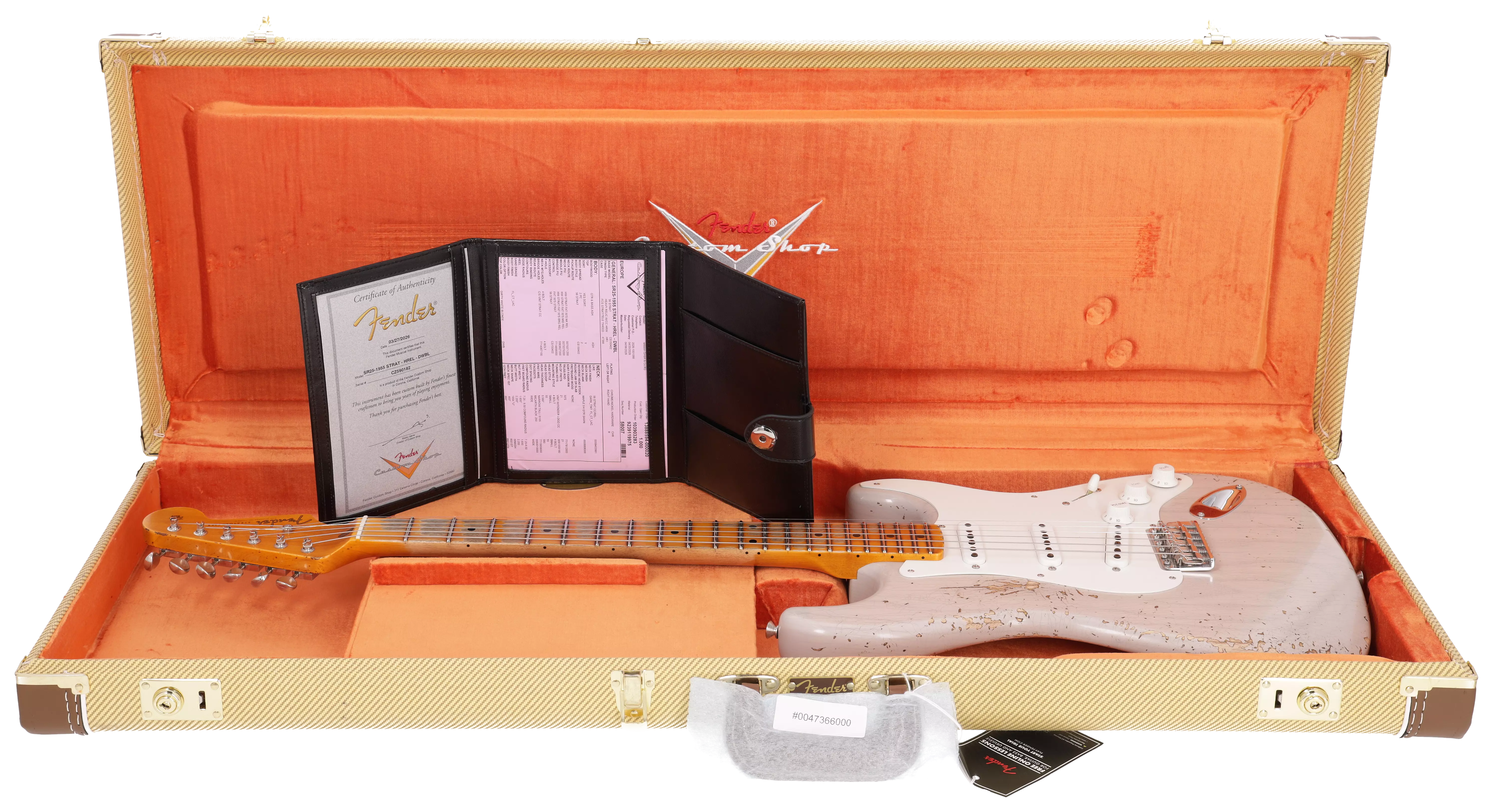 Fender Custom Shop 1955 Stratocaster HREL DWBL #1 17