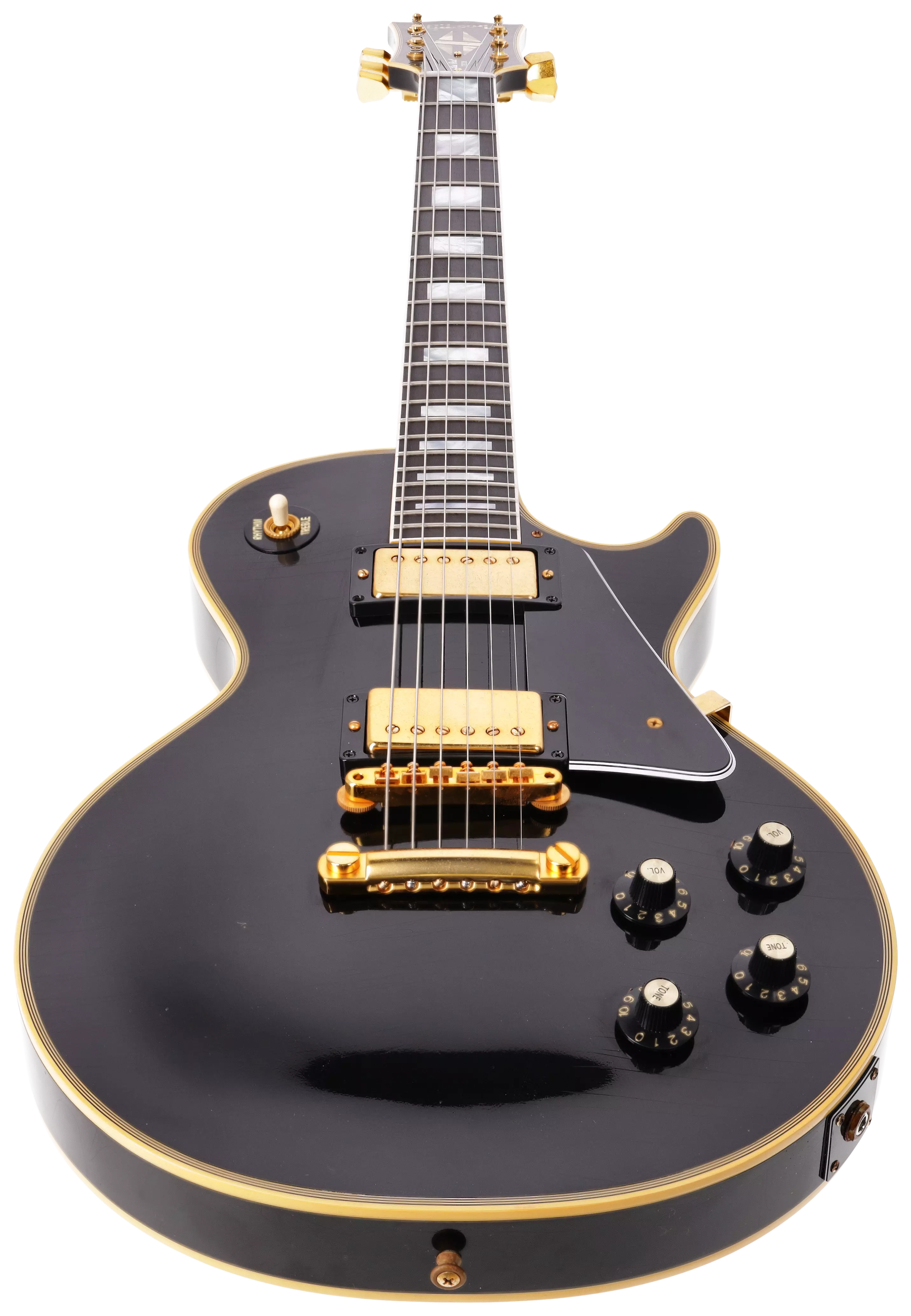 Gibson 1968 Les Paul Custom Reissue Ultra Light Aged Ebony Murphy Lab #6 3