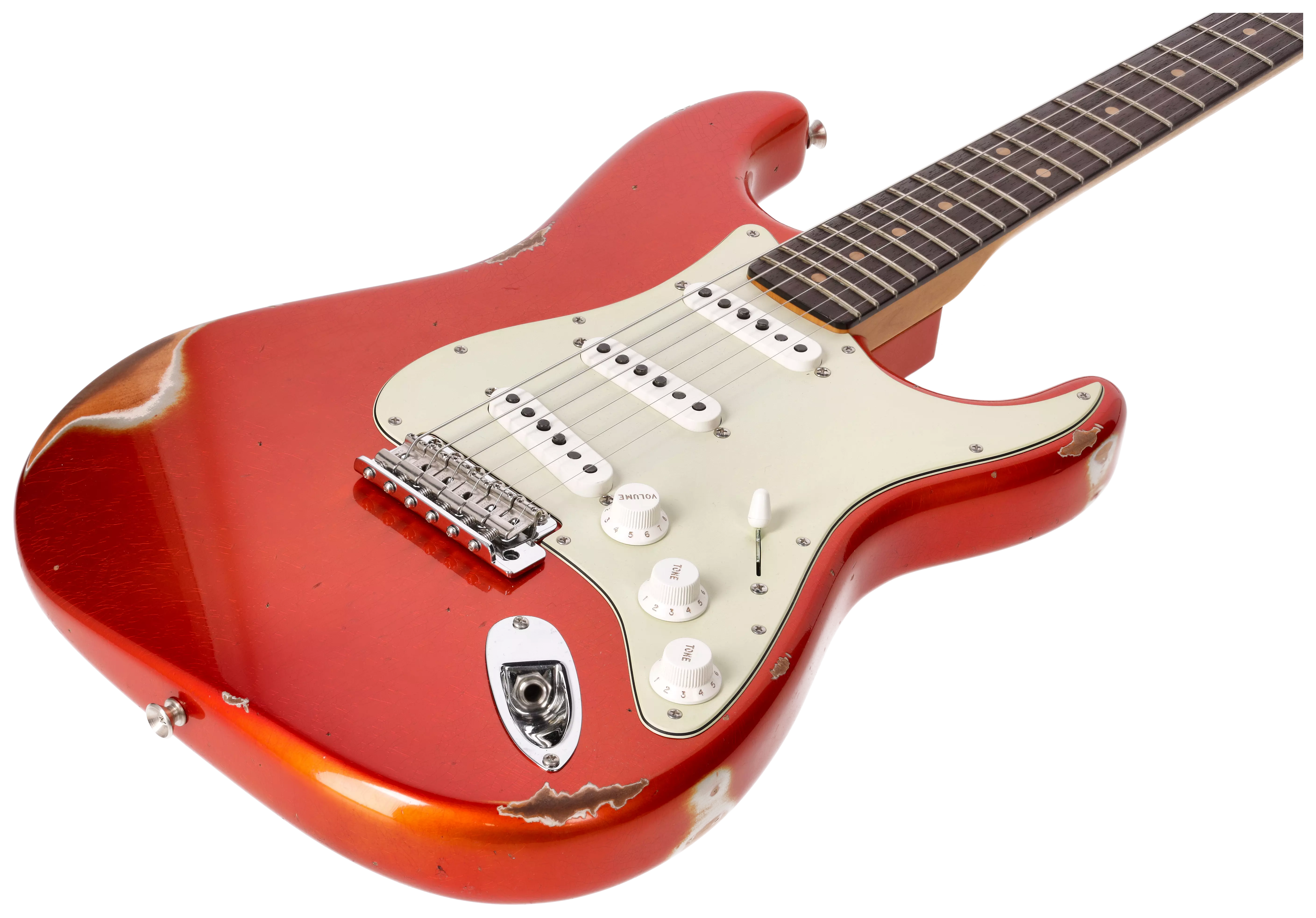 Fender Custom Shop 1963 Stratocaster Relic Aged Candy Tangerine Metallic #1 4