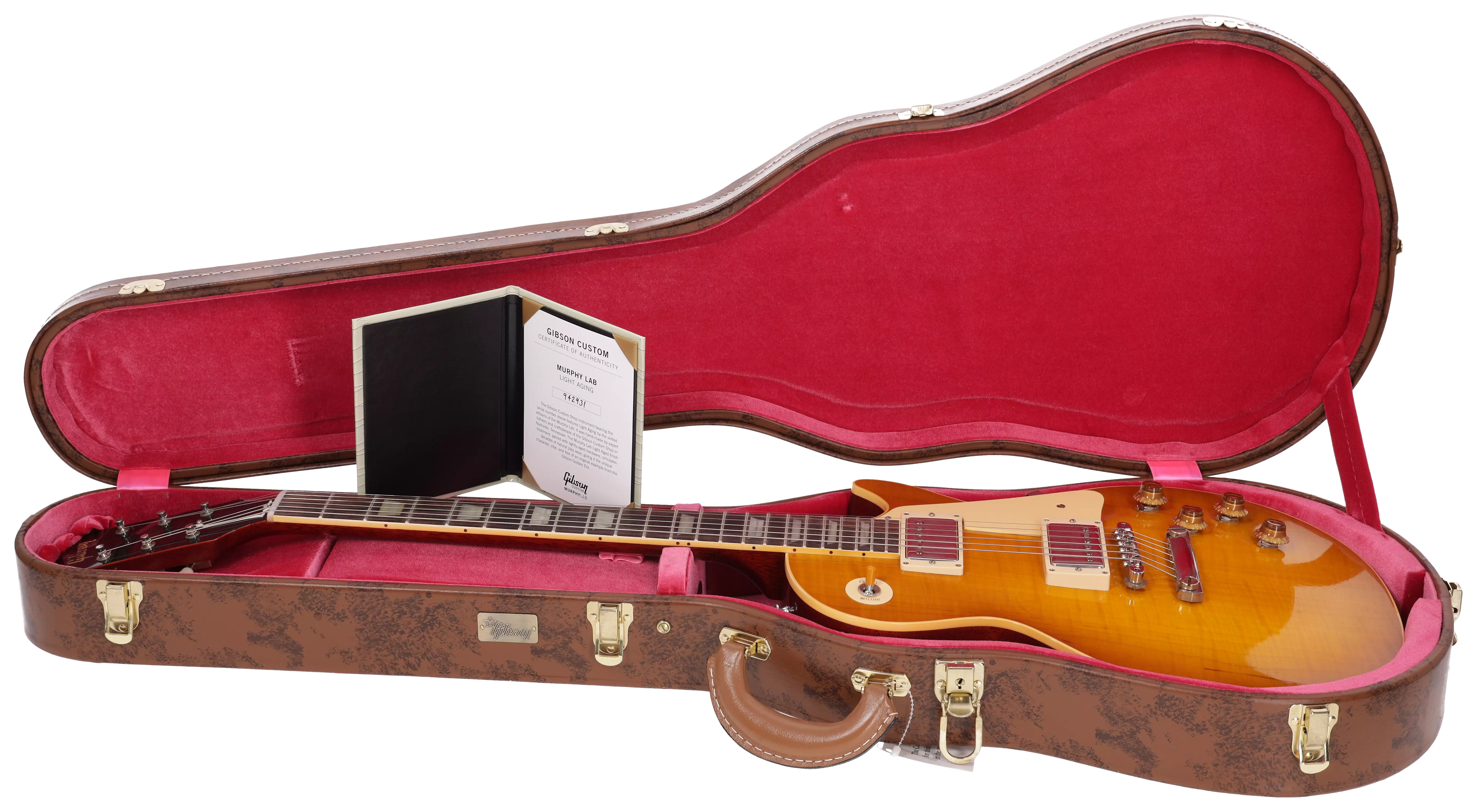 Gibson 1959 Les Paul Standard Reissue Light Aged Dirty Lemon Murphy Lab #2 17