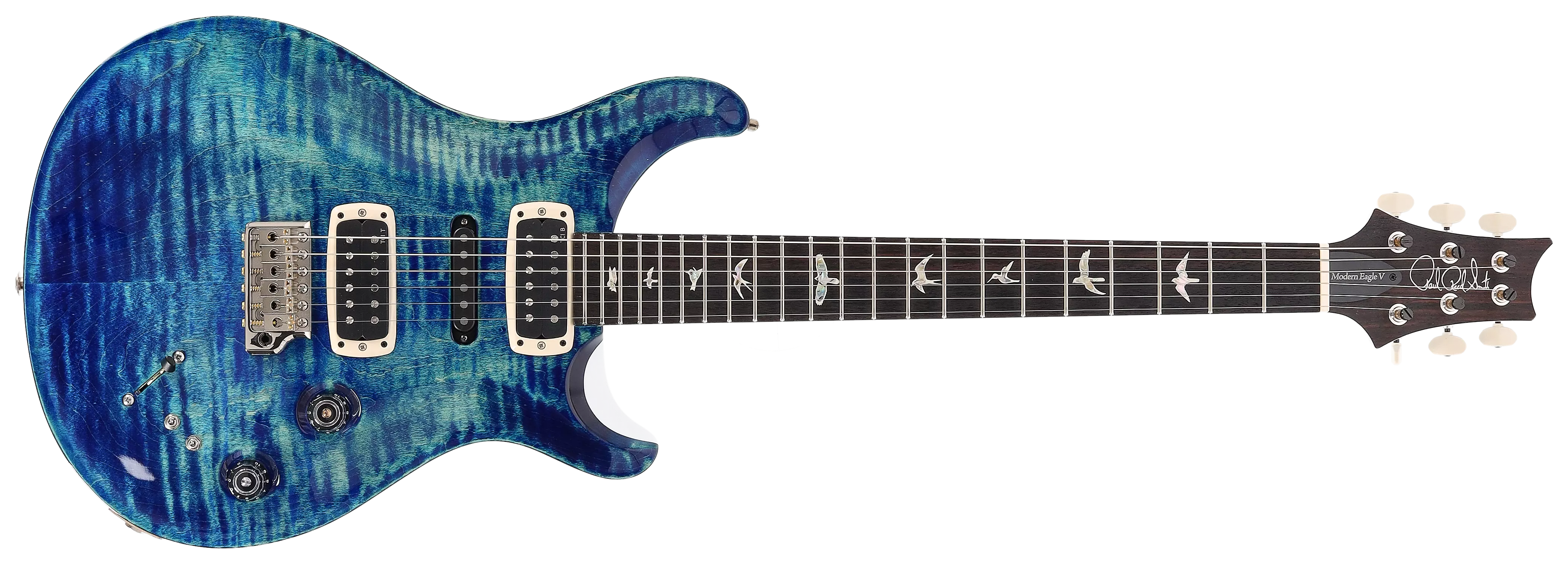 PRS Modern Eagle V River Blue Pearl #1 1