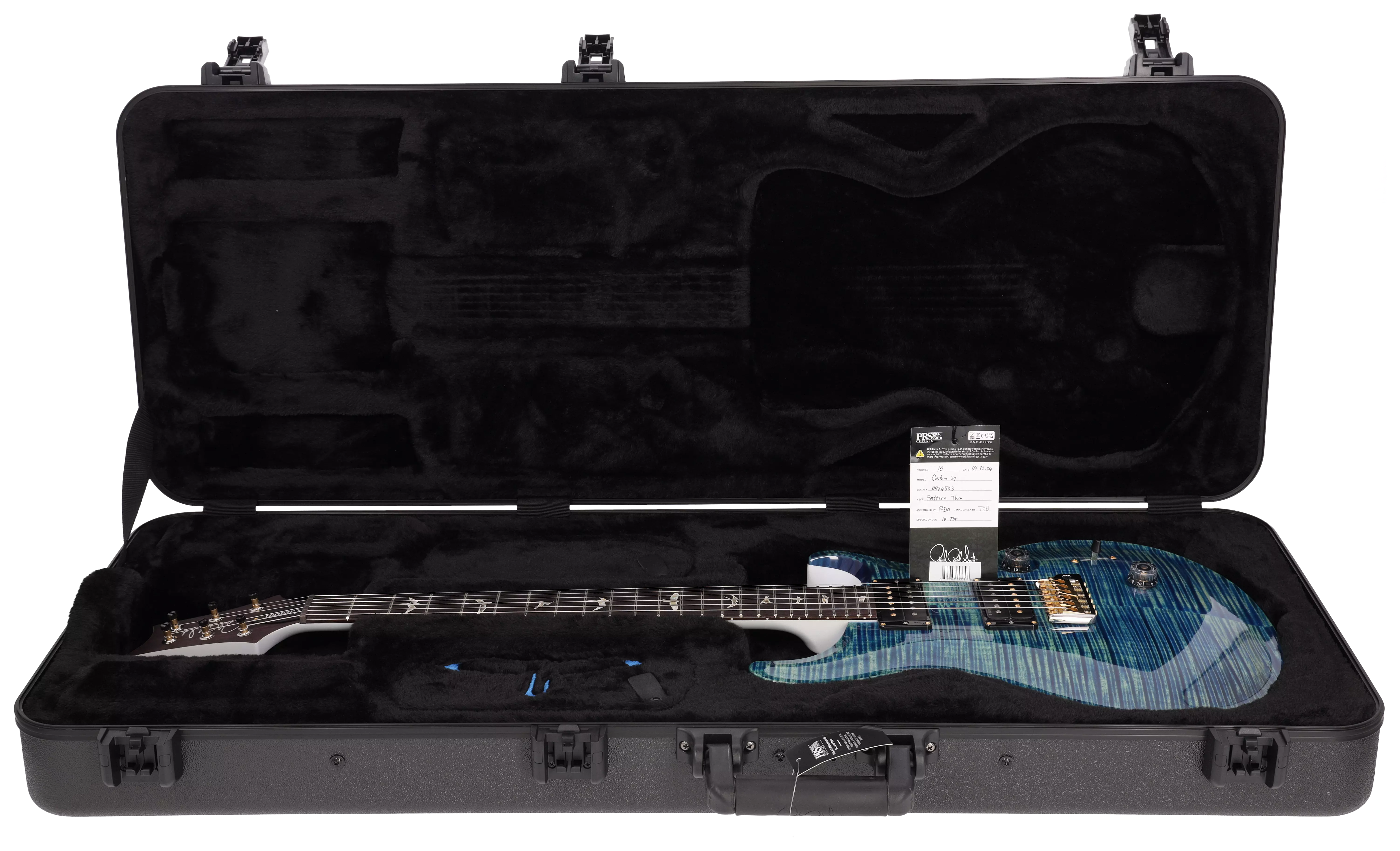 PRS Custom 24 River Blue Pearl 10 Top #1 17