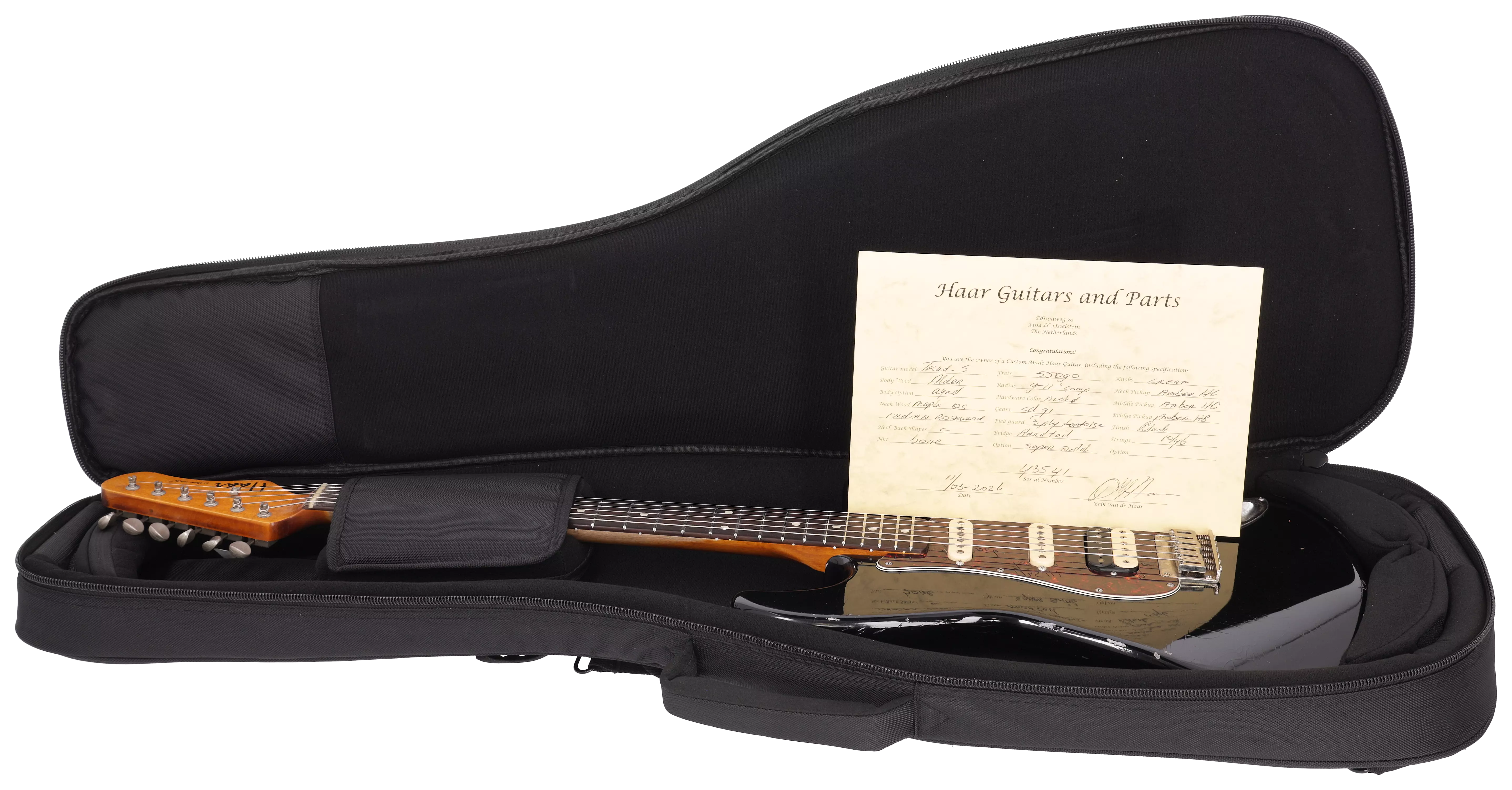 Haar Traditional S Heavy Aged RW HSS Black Hardtail # 17