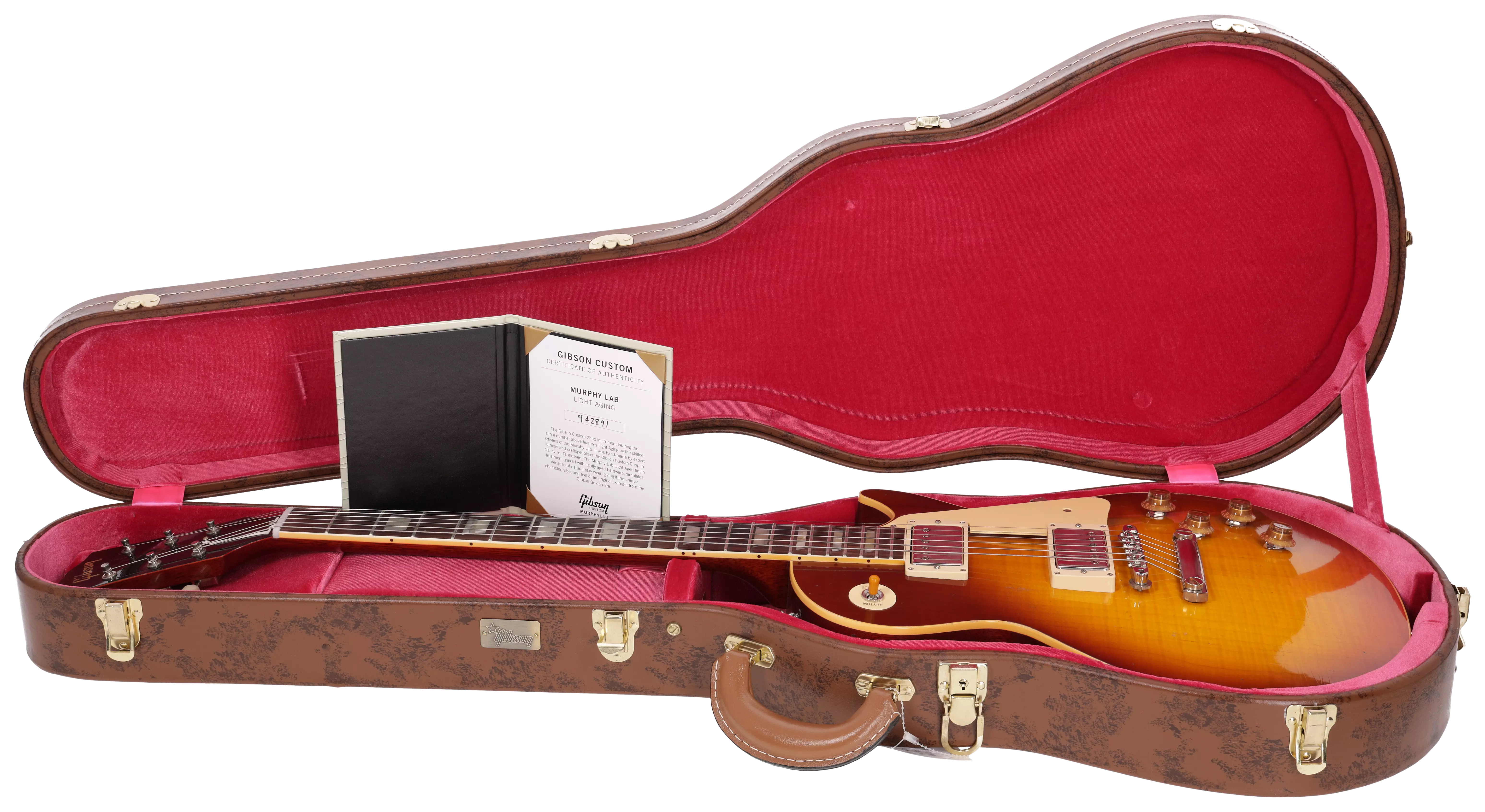 Gibson 1959 Les Paul Standard Reissue Light Aged Royal Teaburst Murphy Lab #2 16