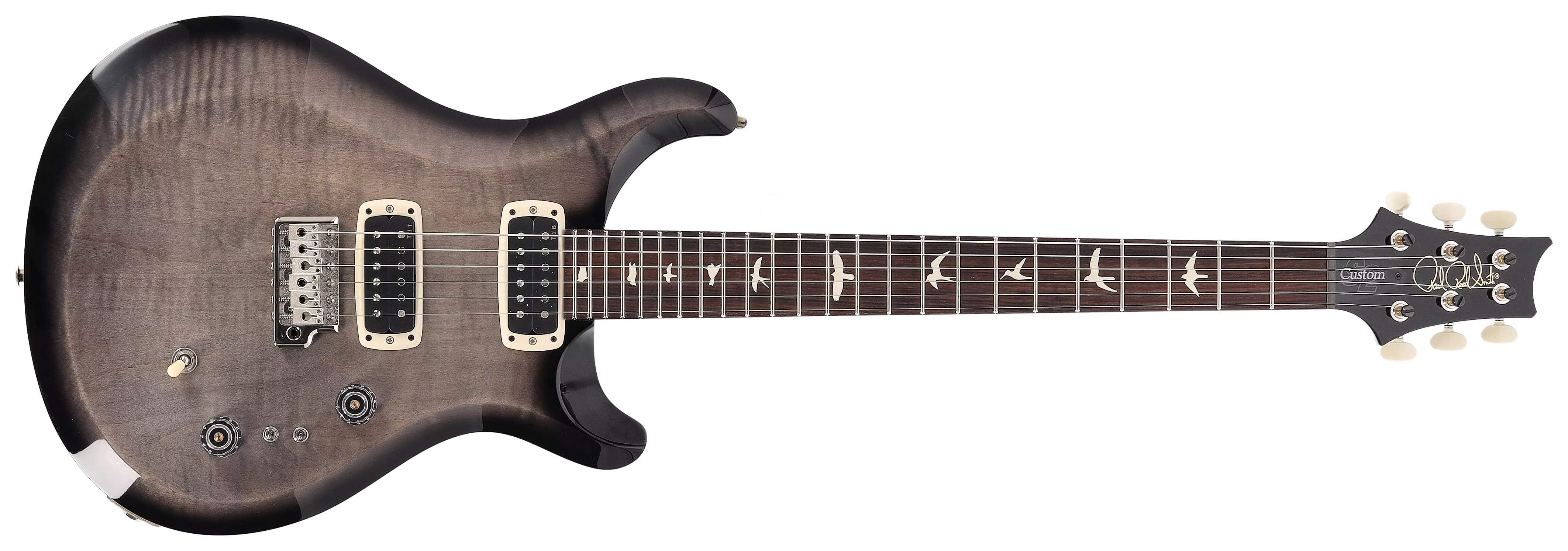 PRS S2 Custom 24-08 Faded Gray Black Burst 1