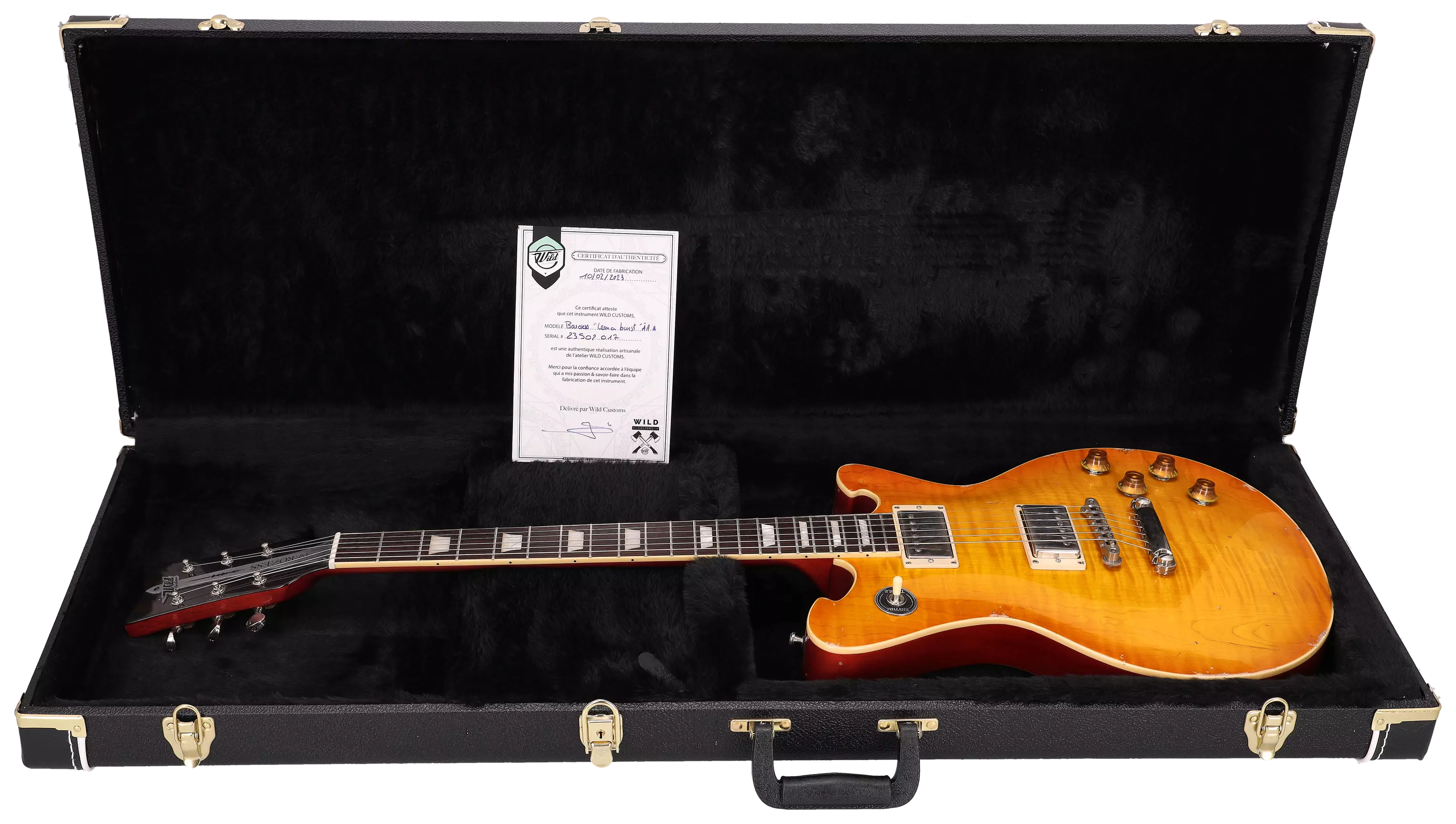 Wild Customs Baroness Relic Lemon Burst #23S02017 9