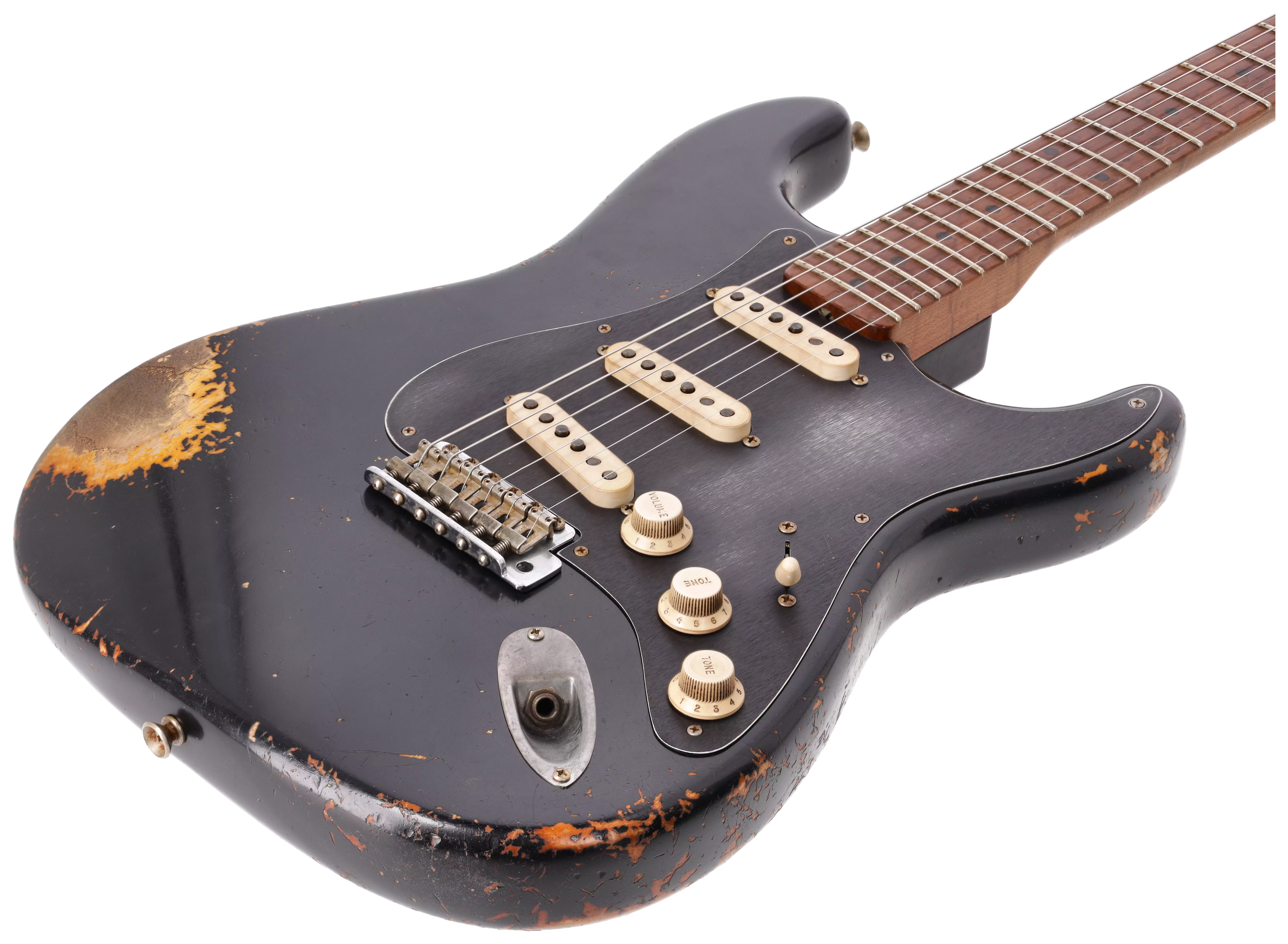 Fender Custom Shop 50´s Stratocaster HVYREL BLK over VB MBAH #1 4