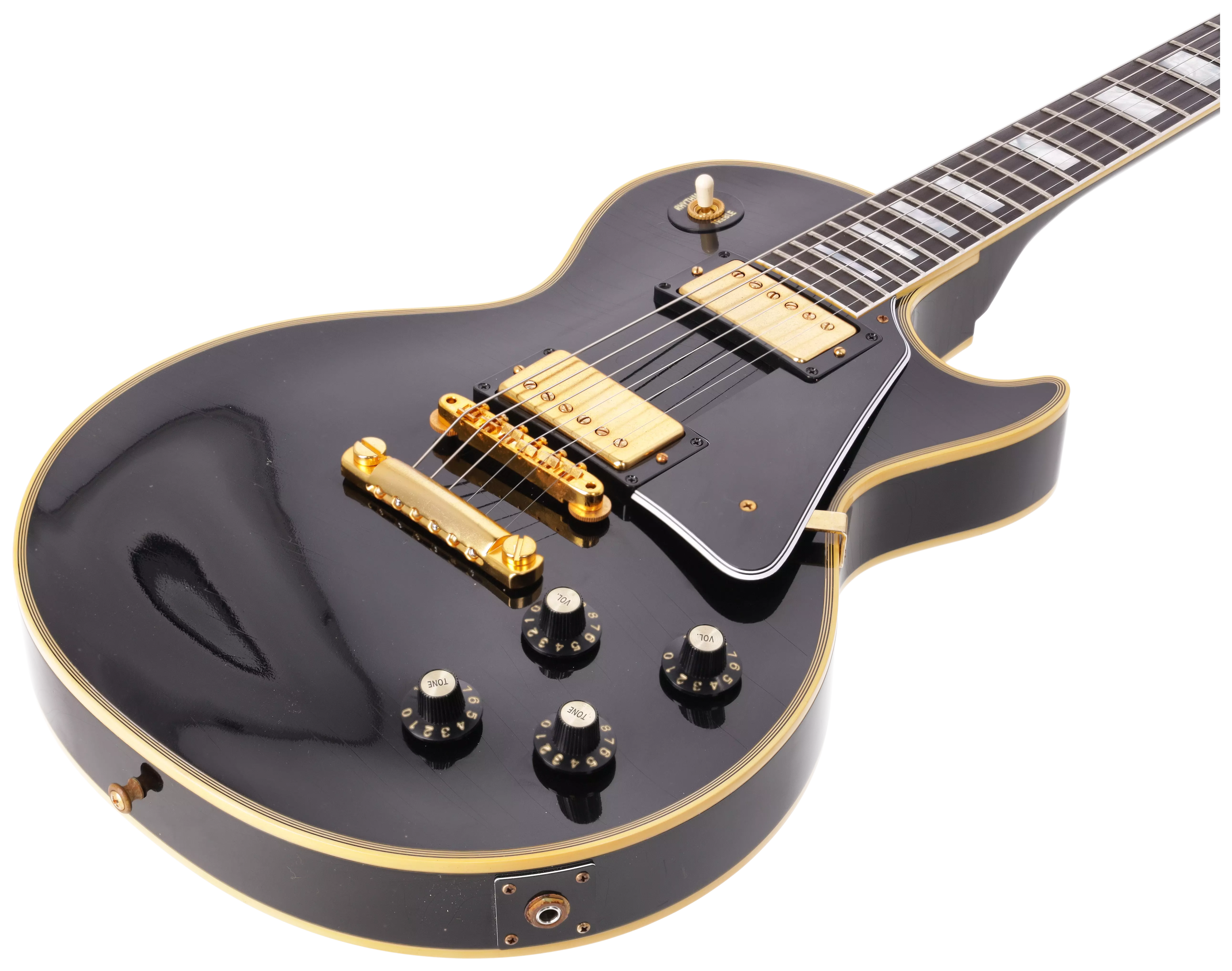 Gibson 1968 Les Paul Custom Reissue Ultra Light Aged Ebony Murphy Lab #6 4
