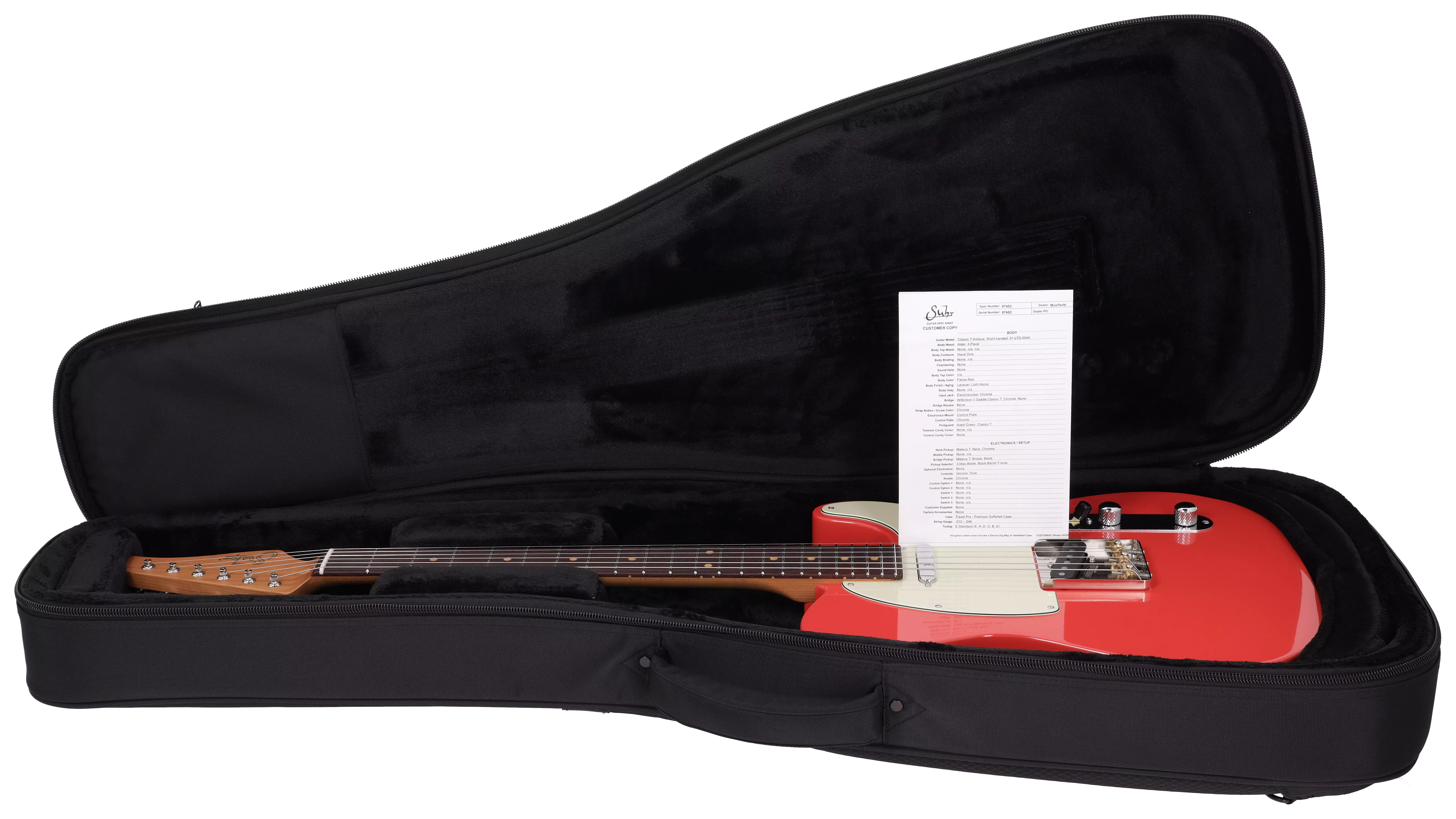 Suhr LTD Classic T RW Fiesta Red 17