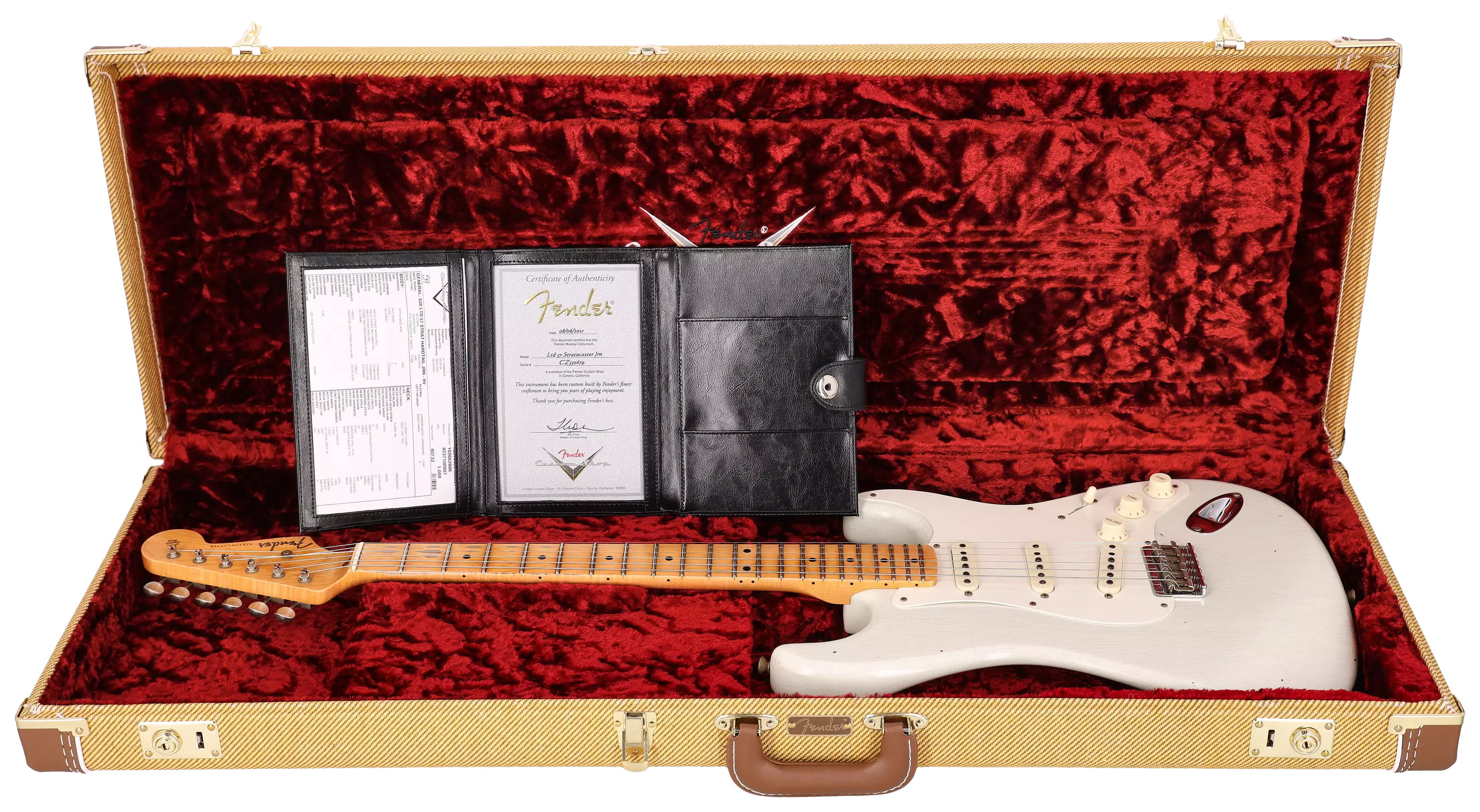 Fender LTD Custom Shop 1957 Stratocaster HT JRN India Ivory 10