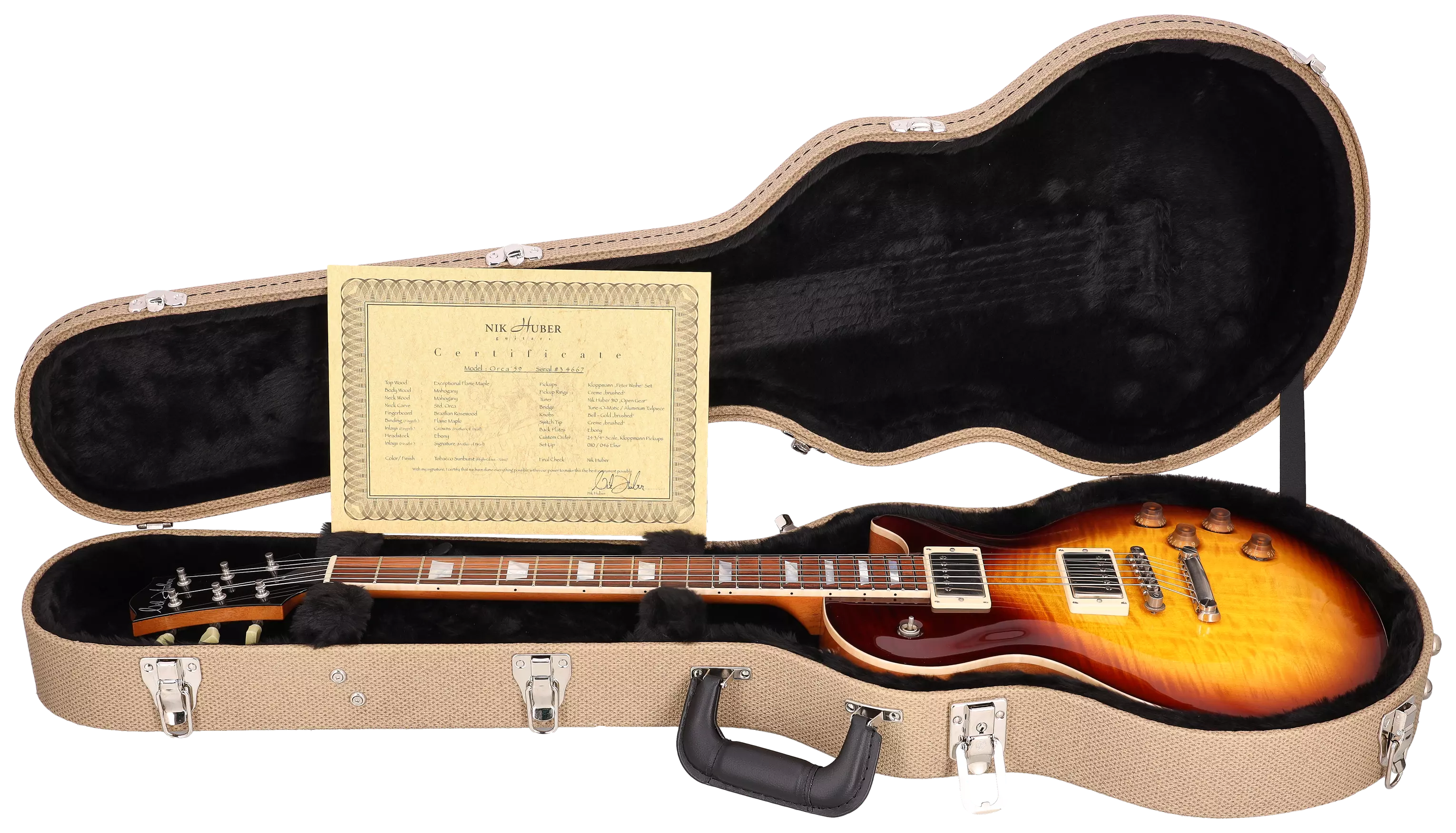 Nik Huber Orca 59 Custom Tobacco Burst 19