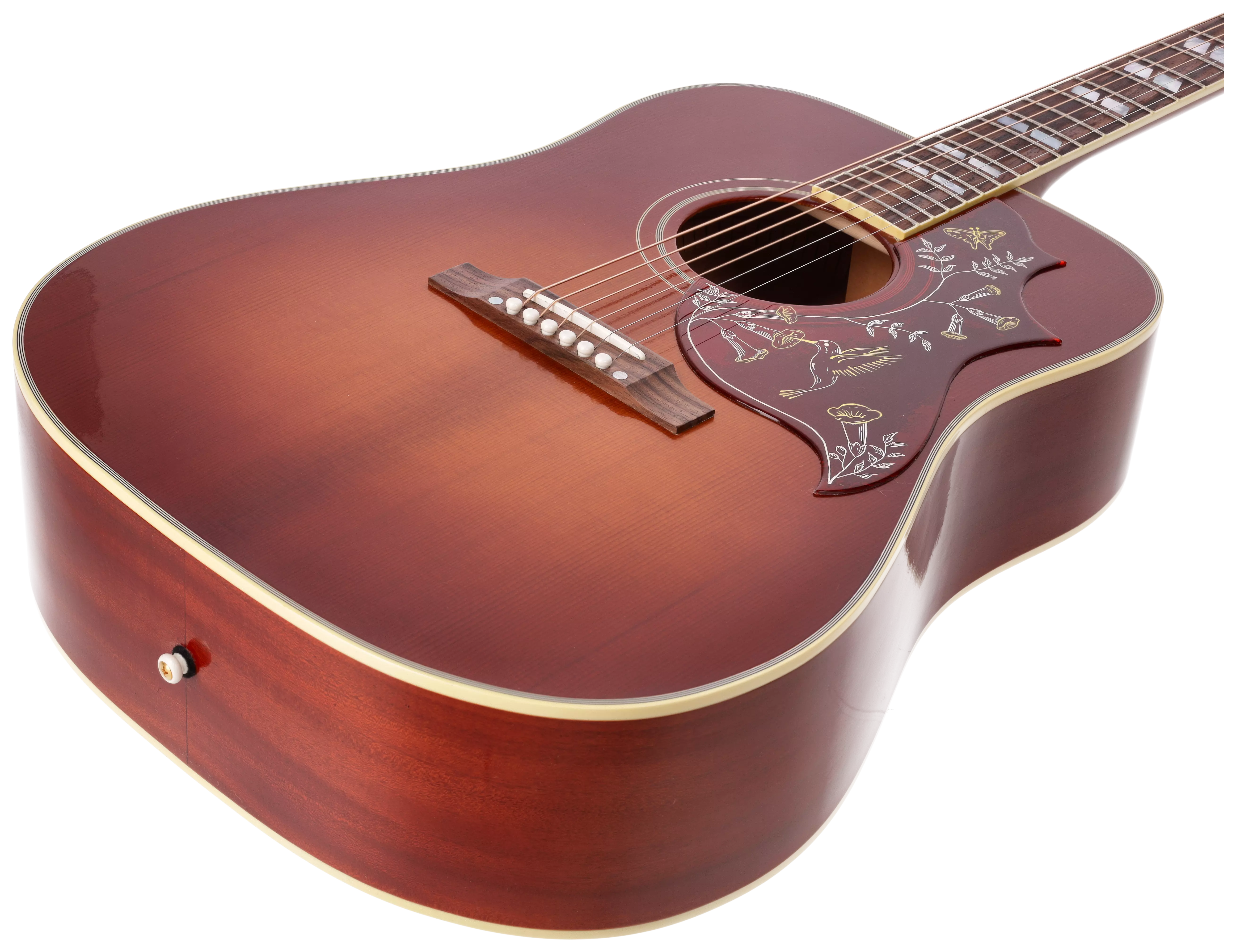Gibson 1960 Hummingbird Fixed Bridge Heritage Cherry Sunburst #1 4