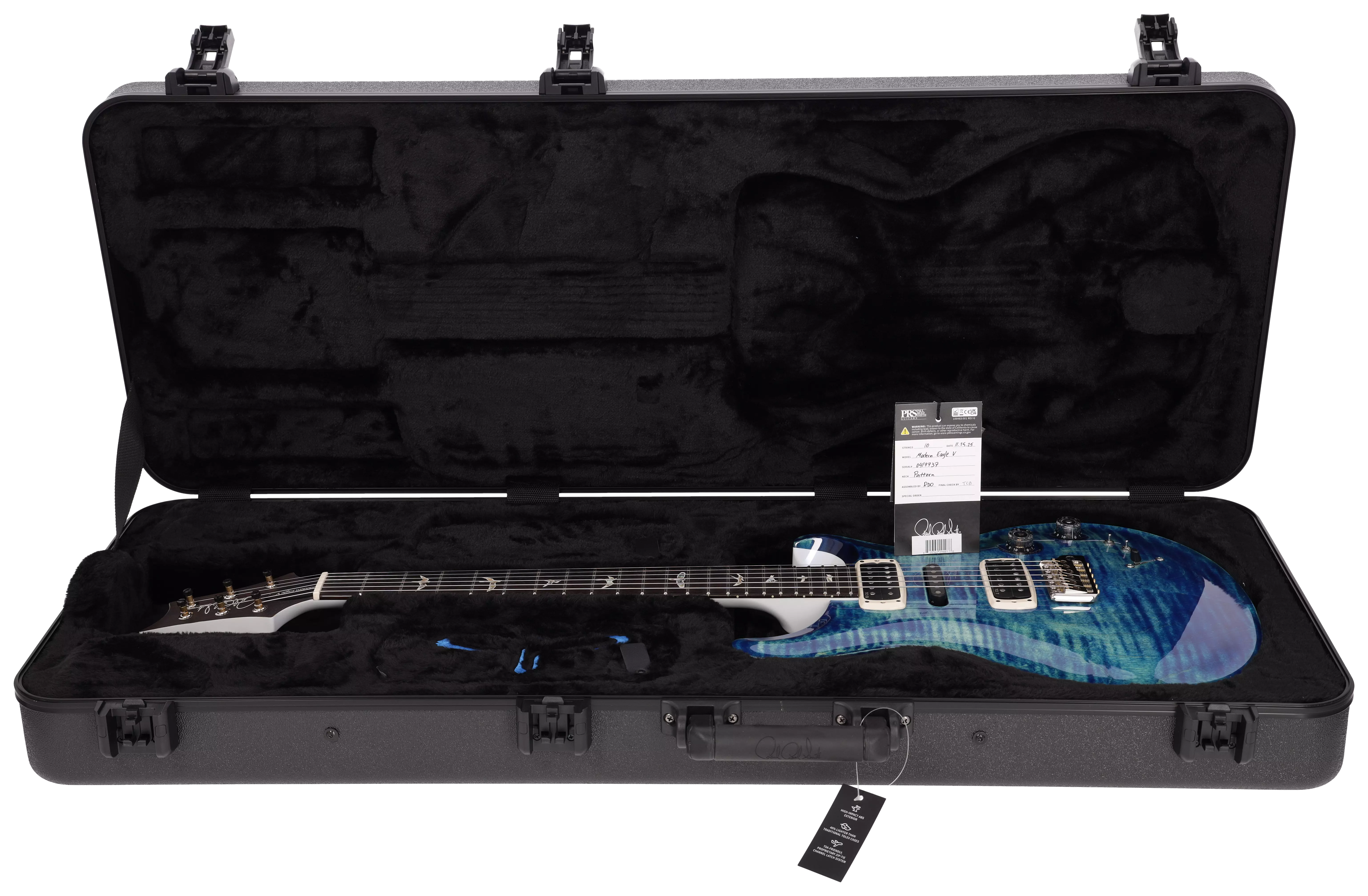 PRS Modern Eagle V River Blue Pearl #1 17