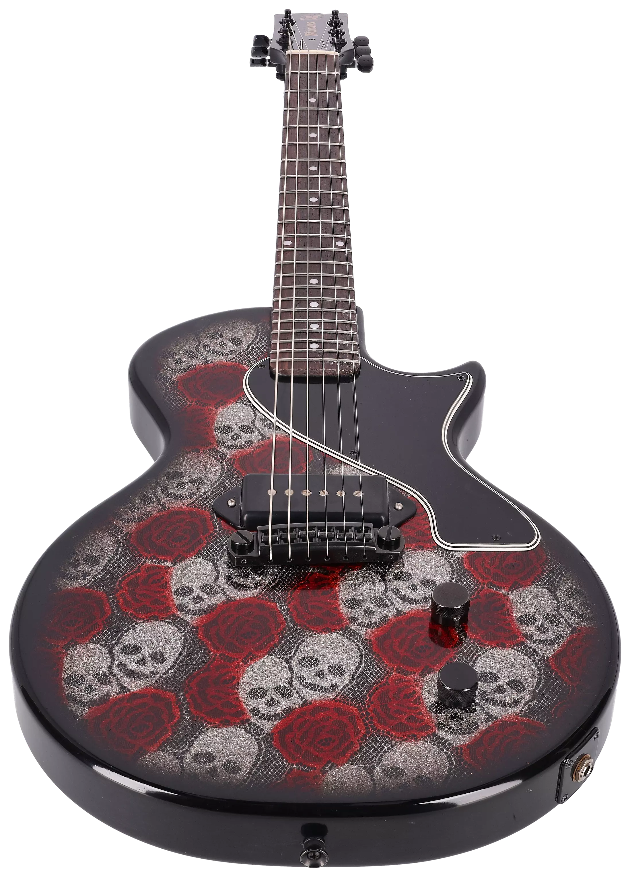 Rock N Roll Relics Thunders SC Skull + Roses Lace Art 3