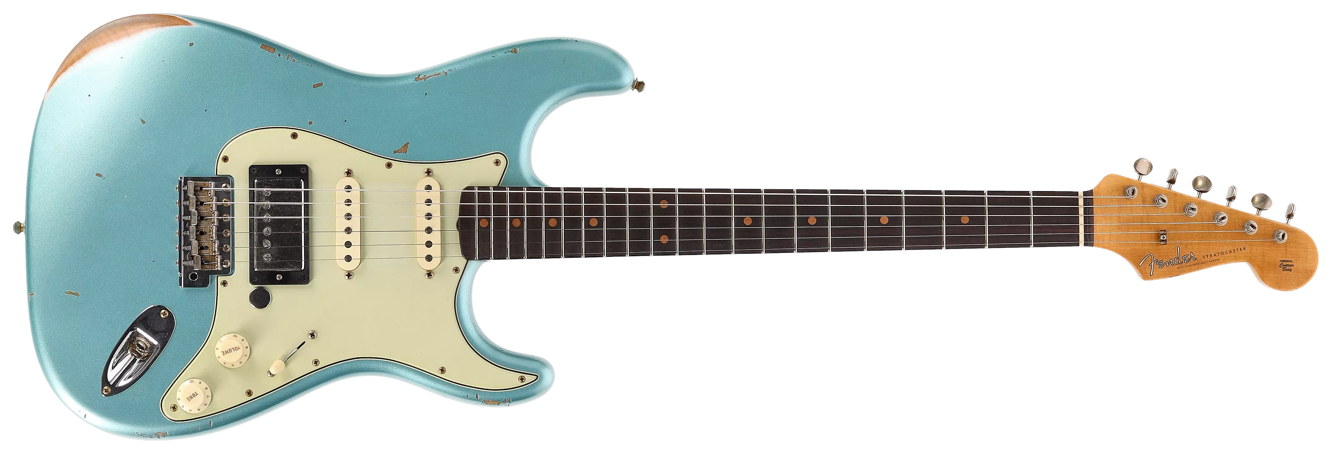 Fender LTD Custom Shop 59 Stratocaster RW Relic HSS Daphne Blue Metallic #1 1
