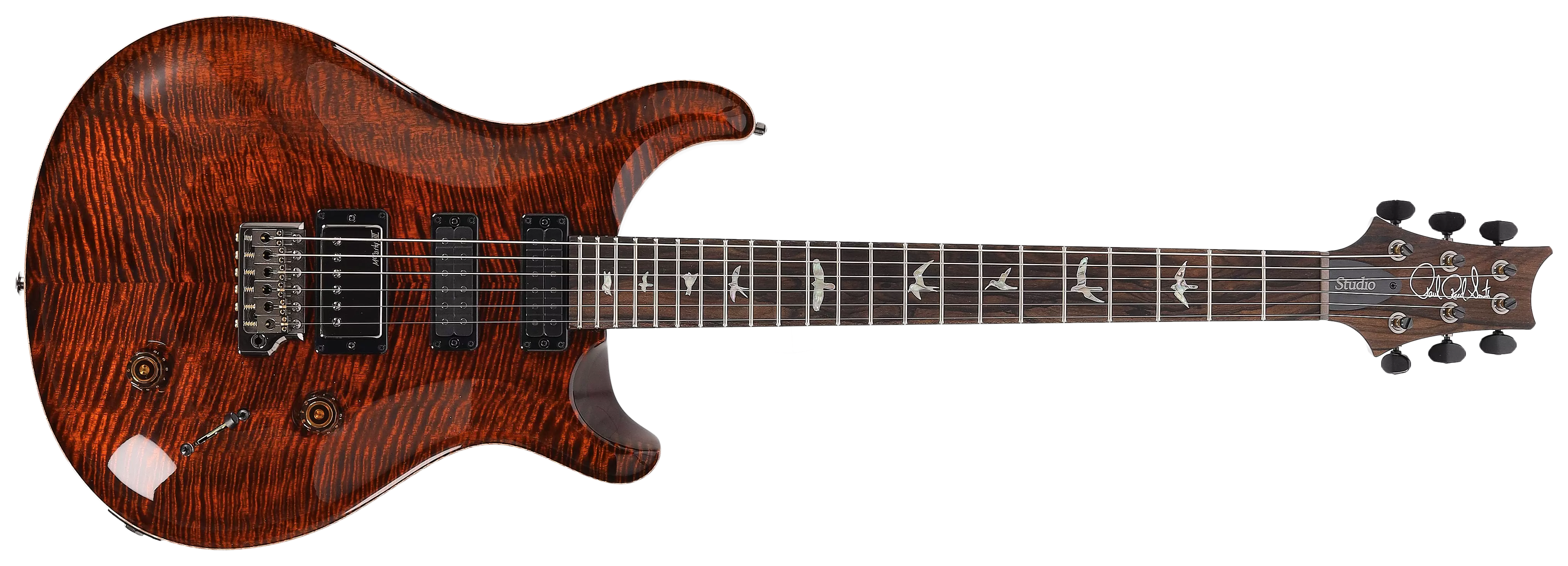 PRS LTD Studio 22 Mango Top Orange Tiger 1