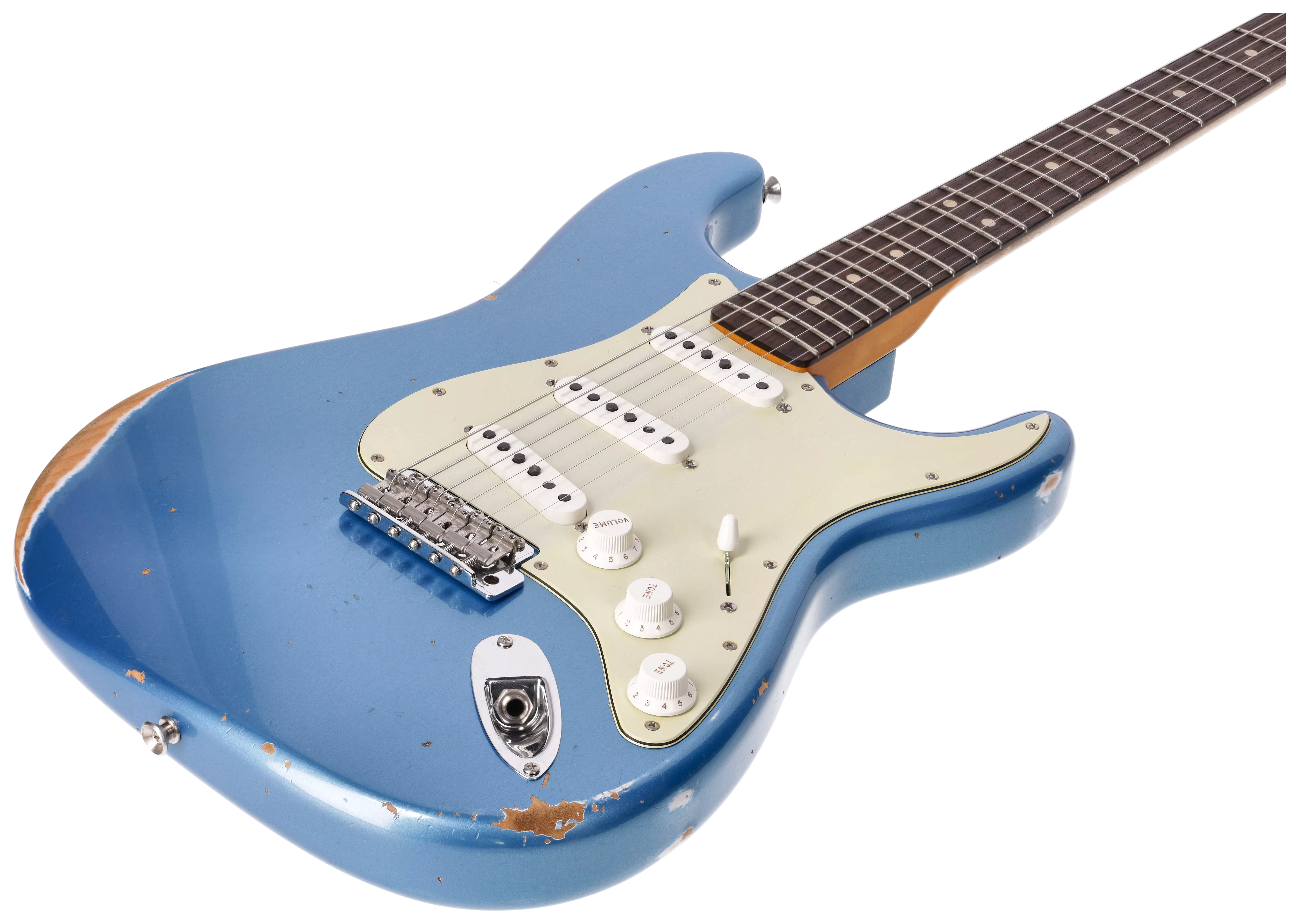 Fender Custom Shop 1963 Stratocaster Relic Aged Lake Placid Blue Metallic #1 4
