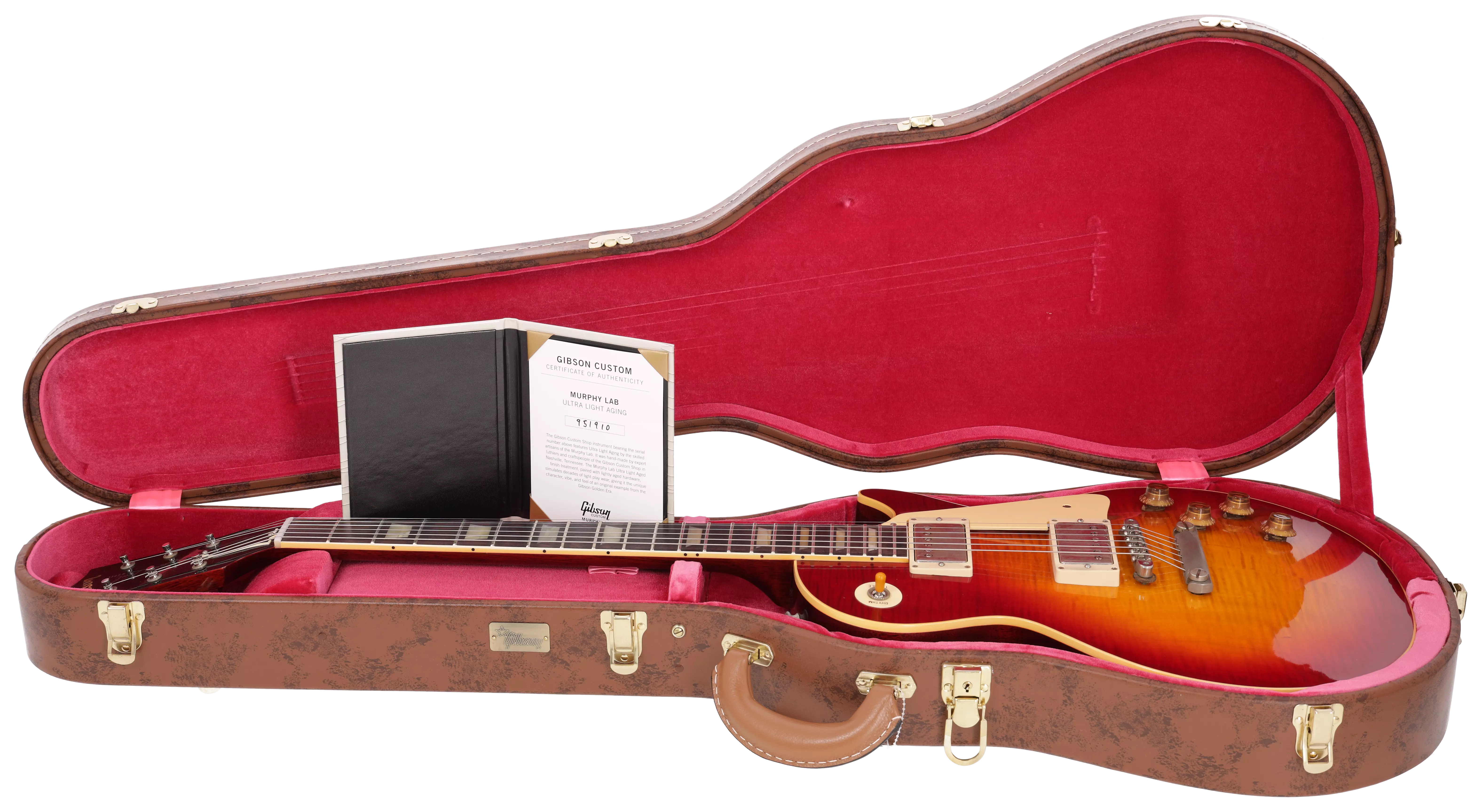 Gibson 1959 Les Paul Standard Reissue Ultra Light Aged Factory Burst Murphy Lab #2 17