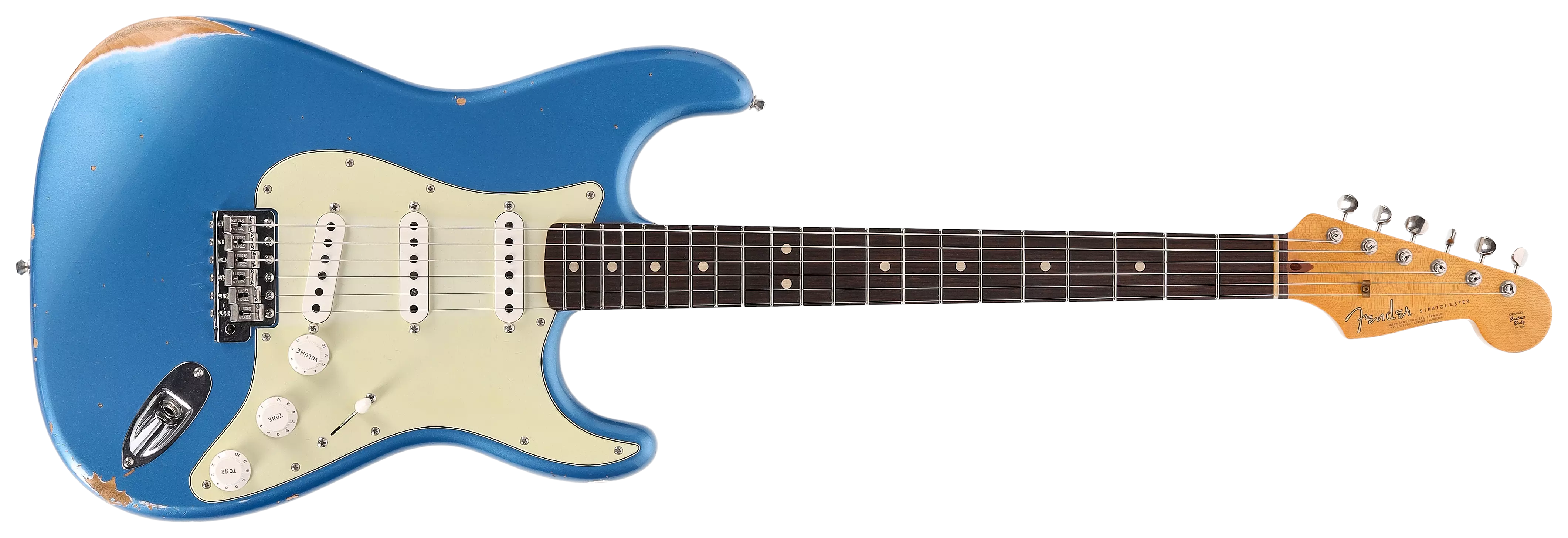 Fender Custom Shop 1963 Stratocaster Relic Aged Lake Placid Blue Metallic #1 1