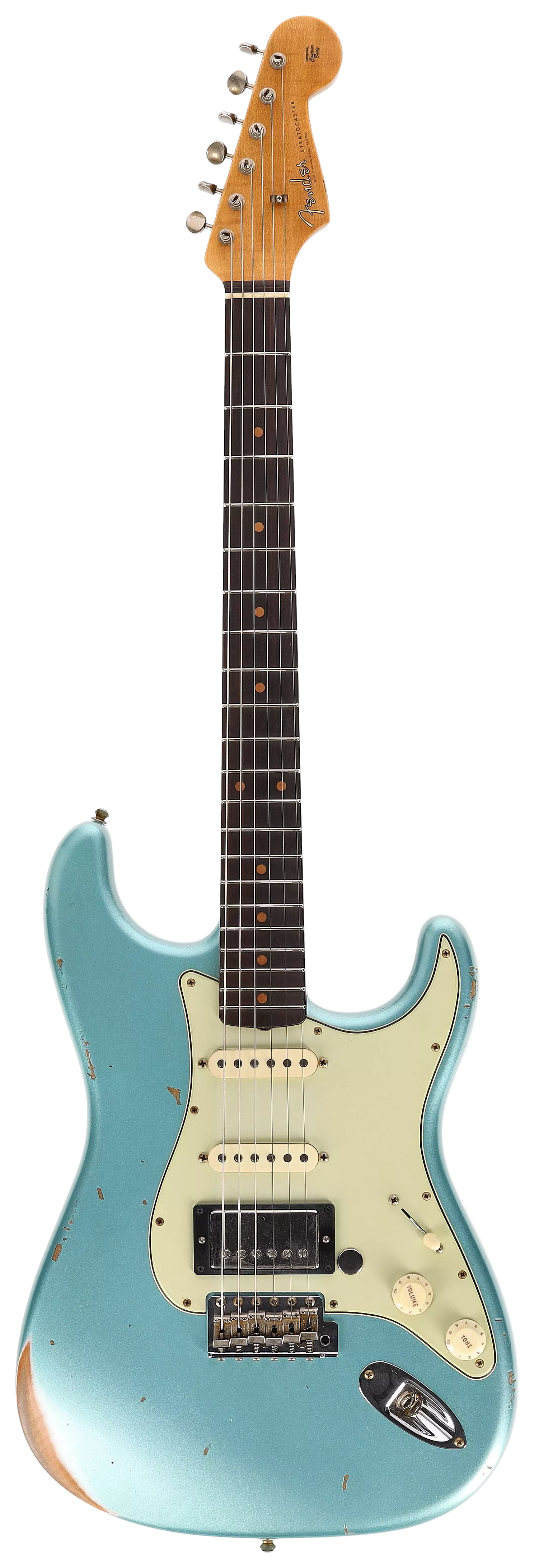 Fender LTD Custom Shop 59 Stratocaster RW Relic HSS Daphne Blue Metallic #1