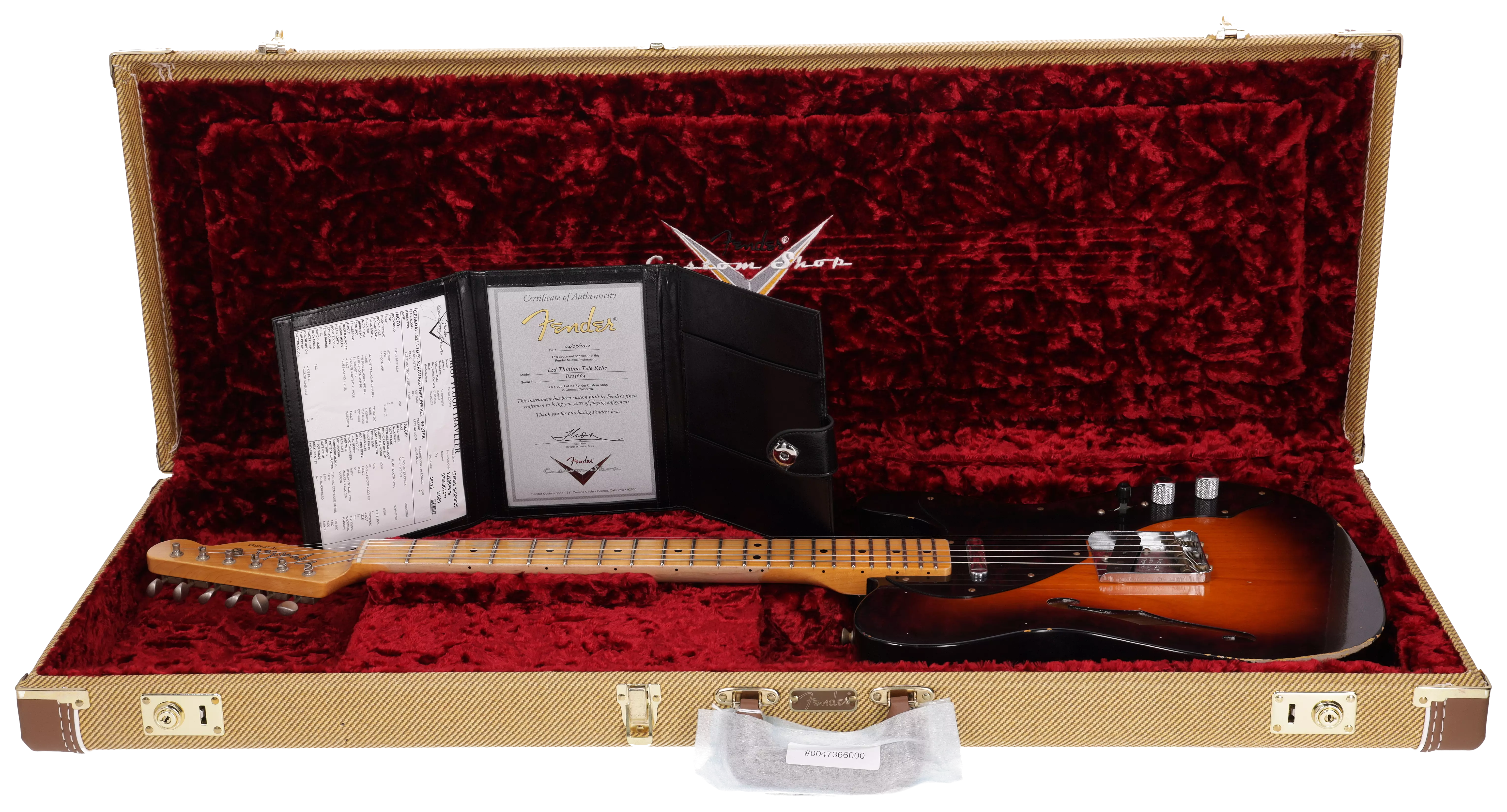 Fender Custom Shop Blackguard Telecaster Thinline Relic WF2CS #2 19