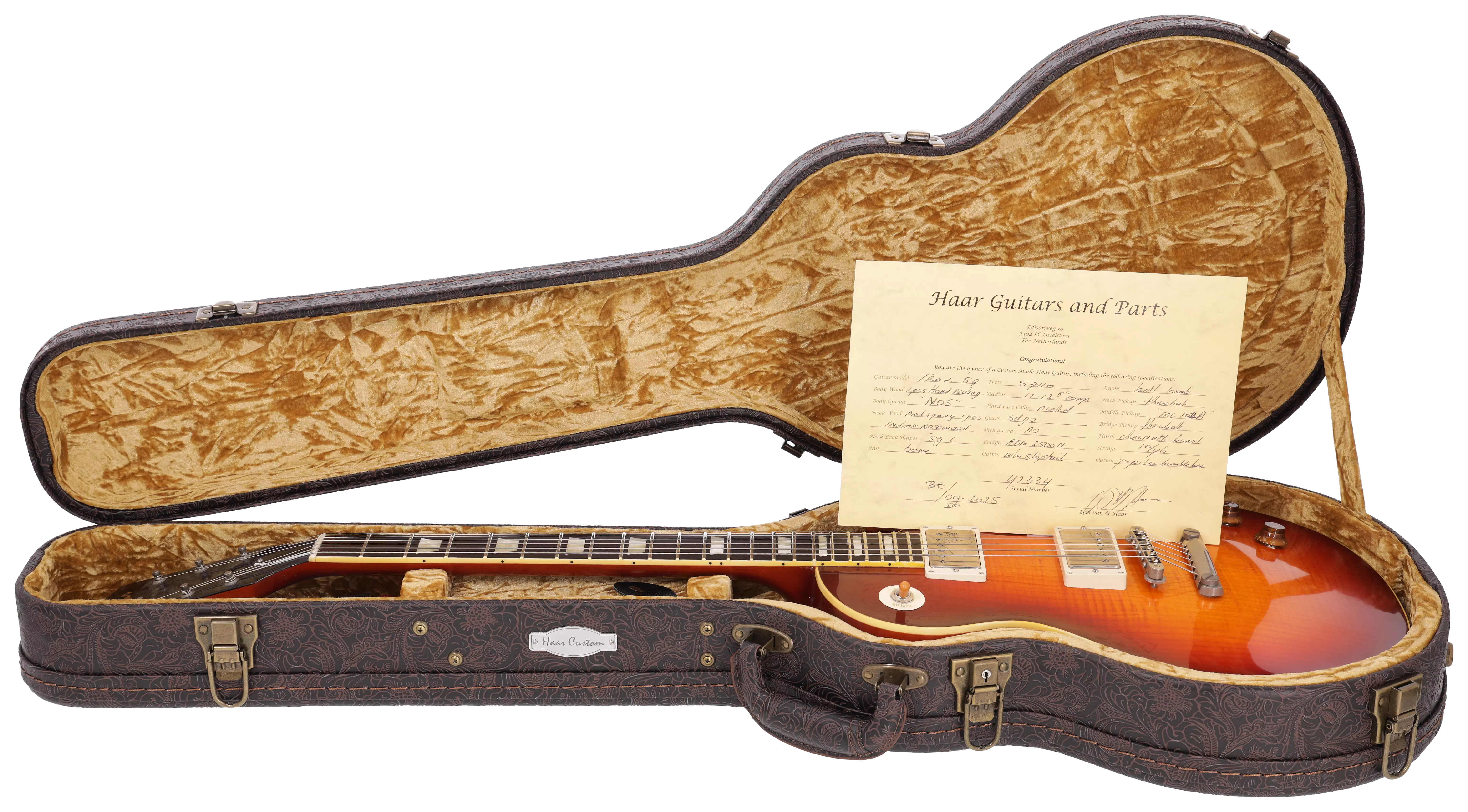 Haar Traditional 59 NOS Chesnutt Burst # 17