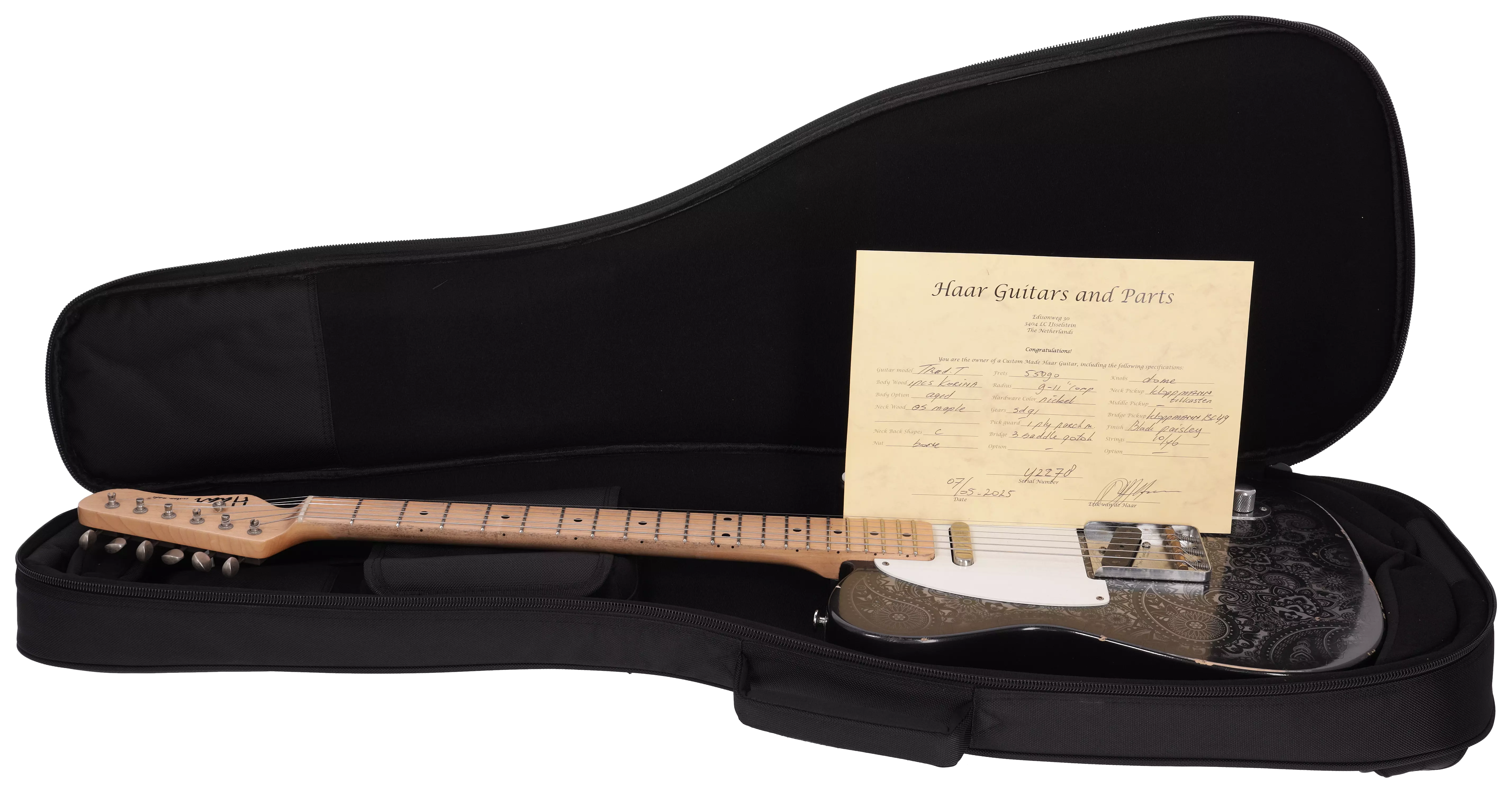 Haar Traditional T Black Paisley #4 17