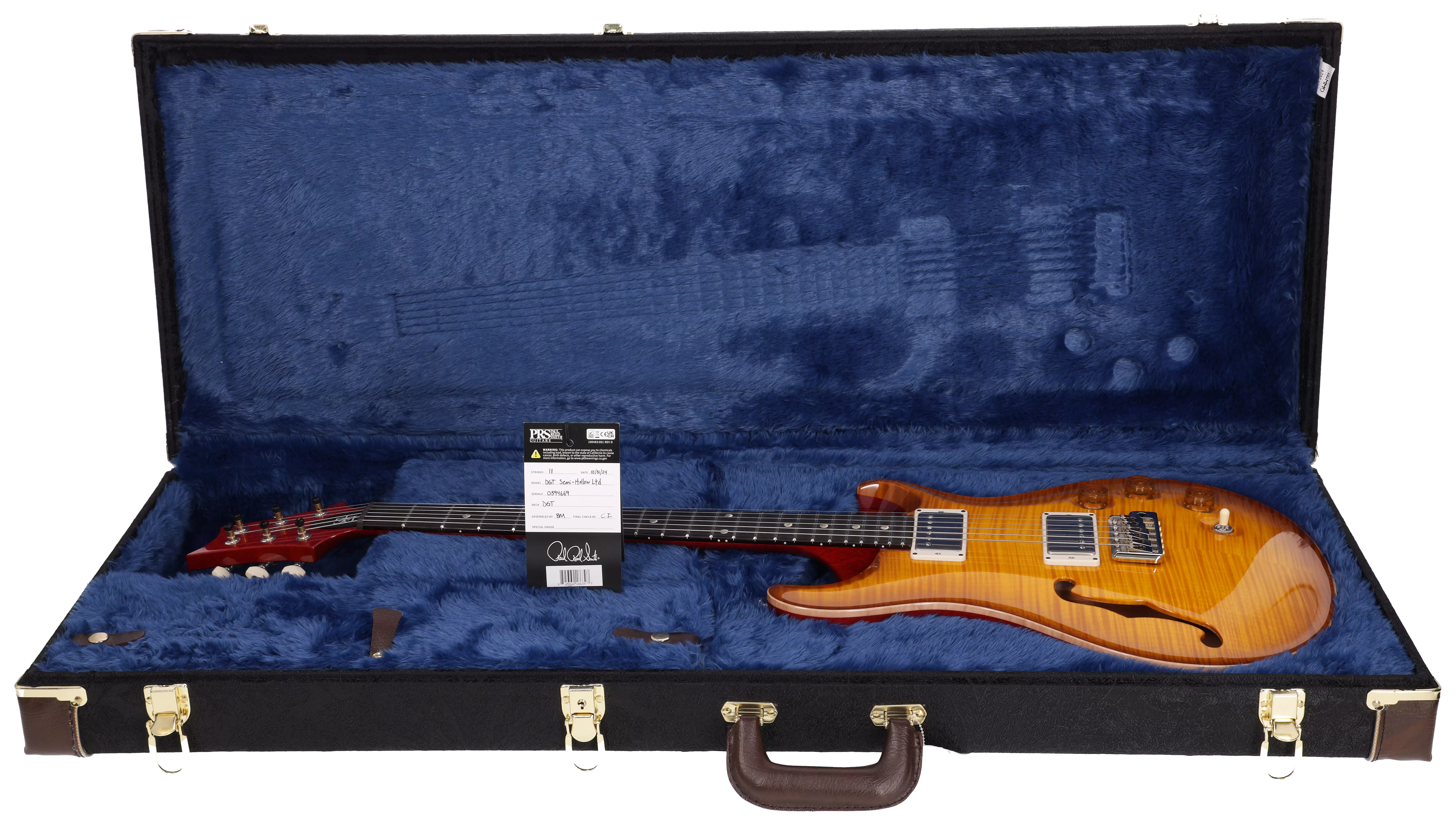 PRS LTD DGT Semi Hollow David Grissom MS 19