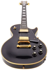 Gibson 1968 Les Paul Custom Reissue Ultra Light Aged Ebony Murphy Lab #6 3