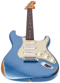Fender Custom Shop 1963 Stratocaster Relic Aged Lake Placid Blue Metallic #1 3