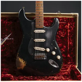 Fender Custom Shop 50´s Stratocaster HVYREL BLK over VB MBAH #R147632 19