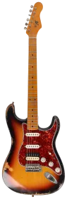 Rock N Roll Relics Blackmore Model HSS 3TS Heavy Aged #3