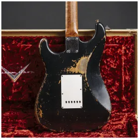 Fender Custom Shop 50´s Stratocaster HVYREL BLK over VB MBAH #R147632 28