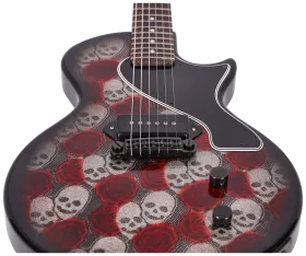 Rock N Roll Relics Thunders SC Skull + Roses Lace Art 4