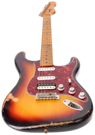Rock N Roll Relics Blackmore Model HSS 3TS Heavy Aged #3 3