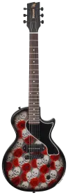 Rock N Roll Relics Thunders SC Skull + Roses Lace Art