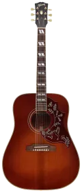 Gibson 1960 Hummingbird Fixed Bridge Heritage Cherry Sunburst #1