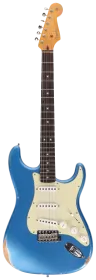 Fender Custom Shop 1963 Stratocaster Relic Aged Lake Placid Blue Metallic #1