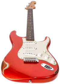 Fender Custom Shop 1963 Stratocaster Relic Aged Candy Tangerine Metallic #1 3