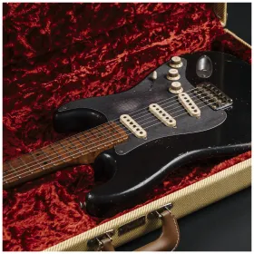 Fender Custom Shop 50´s Stratocaster HVYREL BLK over VB MBAH #R147632 29