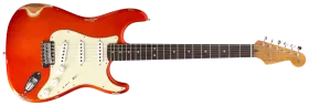 Fender Custom Shop 1963 Stratocaster Relic Aged Candy Tangerine Metallic #1 1