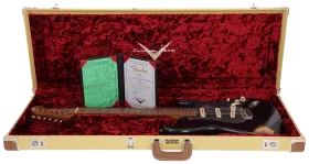 Fender Custom Shop 50´s Stratocaster HVYREL BLK over VB MBAH #1 17