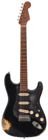 Fender Custom Shop 50´s Stratocaster HVYREL BLK over VB MBAH #1