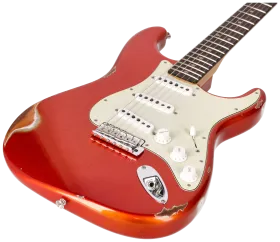 Fender Custom Shop 1963 Stratocaster Relic Aged Candy Tangerine Metallic #1 5